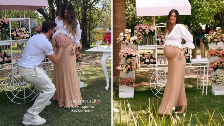 Klebber Toledo e Camila Queiroz 