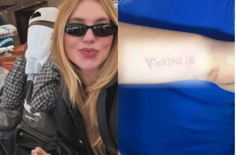 Fans tattoo Vini Jr and Virginia’s name to show support for the couple’s love Fans tattoo Vini Jr and Virginia’s name to show support for the couple’s love