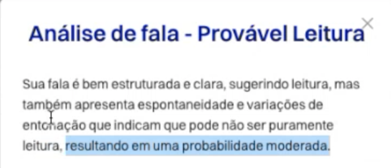 Recrutador de IA detectou que rep&oacute;rter possivelmente leu as respostas em entrevista