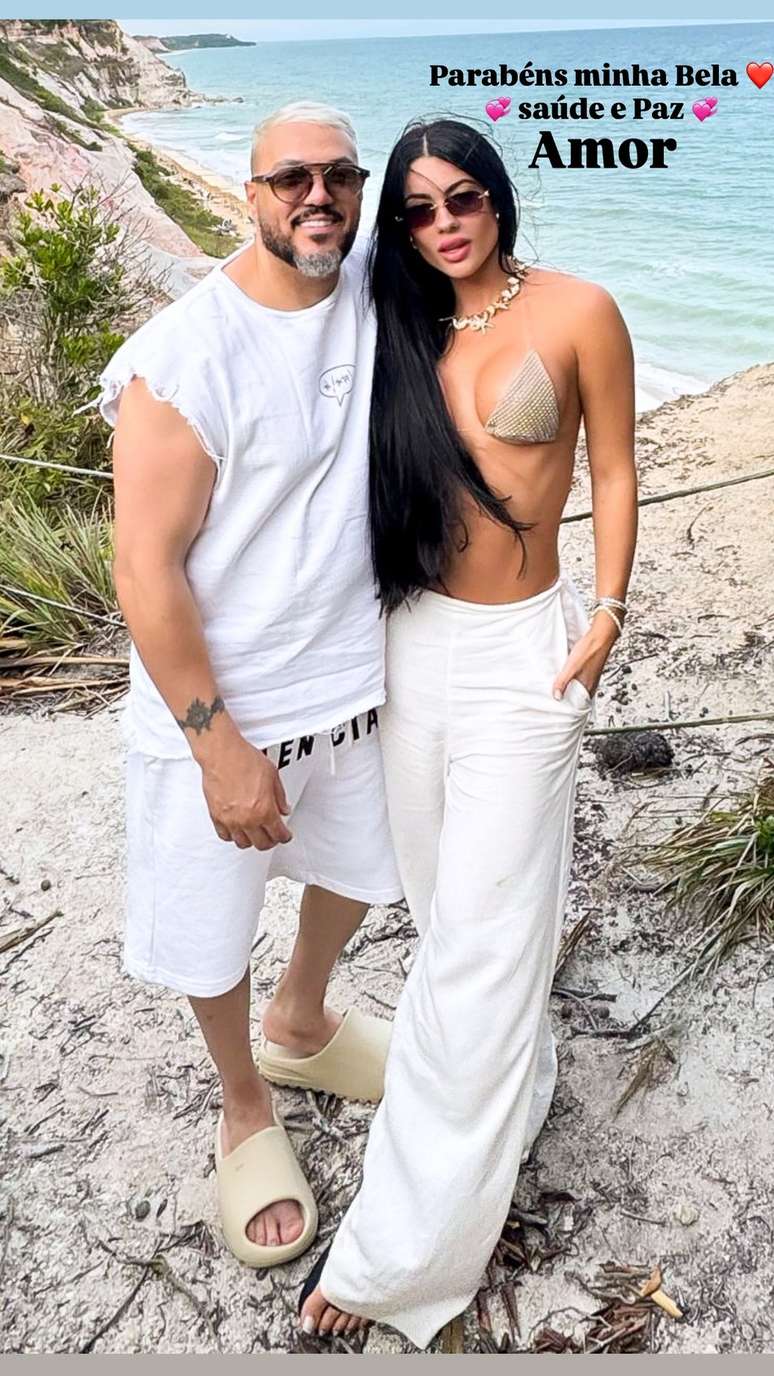 After the rumors, Belo publishes the first photo with Rayane: ‘Congratulations, my Bela’ After the rumors, Belo publishes the first photo with Rayane: ‘Congratulations, my Bela’