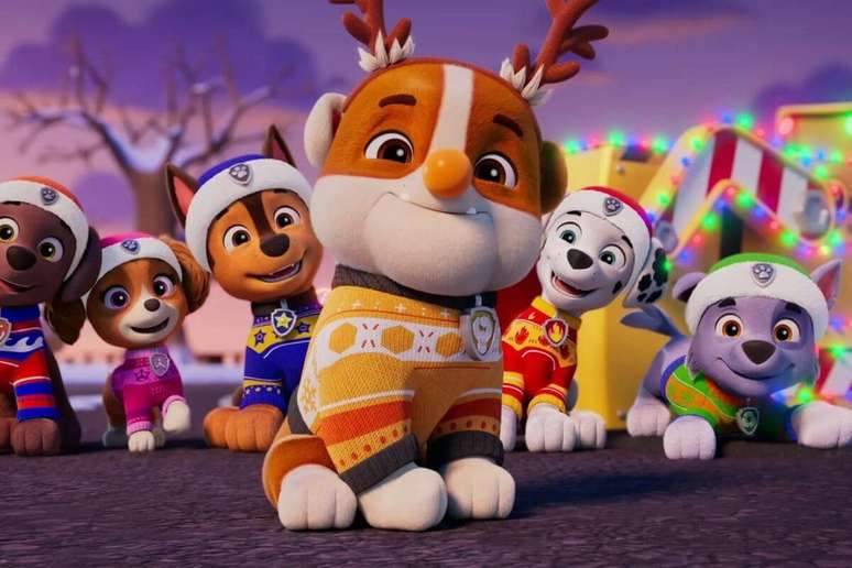 &ldquo;Natal da Patrulha Canina&rdquo; acompanha o grupo de her&oacute;is enquanto eles tentam impedir que o Natal seja destru&iacute;do devido ao roubo de presentes 