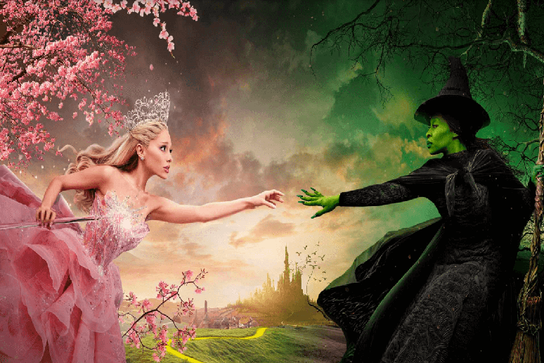No filme &ldquo;Wicked: Parte II&rdquo;, as bruxas Glinda e Elphaba enfrentam as consequ&ecirc;ncias de suas escolhas em Oz 