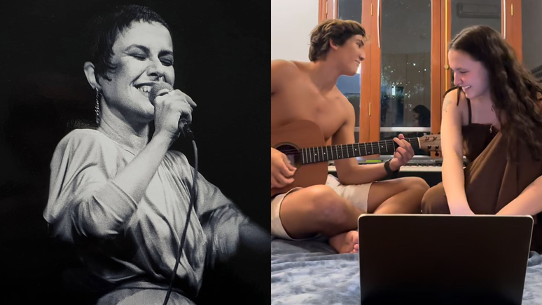 Em um vídeo publicado nas redes sociais, os netos de Elis Regina, Rafaela Mariano e Antonio Baldini, aparecem cantando a música 'Romaria'