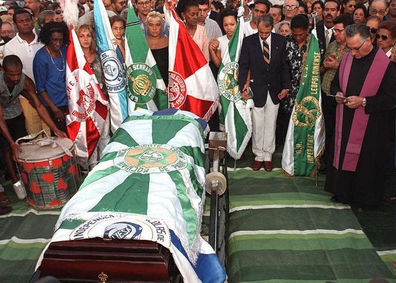 Funeral de Castor de Andrade em 1997 no Rio de Janeiro