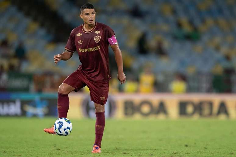 Thiago Silva (Fluminense) durante jogo contra o Juventude, no dia 16.10.2025 