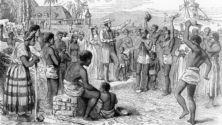 Os mission&aacute;rios anglicanos garantiram aos escravagistas que as pessoas escravizadas convertidas ao Cristianismo se tornariam mais obedientes