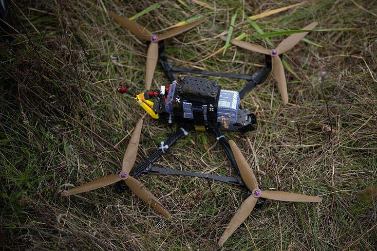 Drone FPV abatido na Ucr&acirc;nia