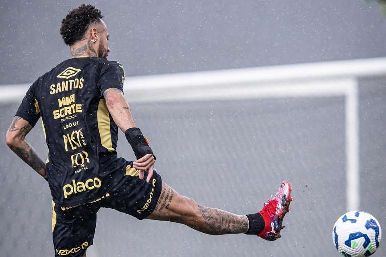 Neymar participated in physical training together with his Santos teammates – Neymar participated in physical training together with his Santos teammates –