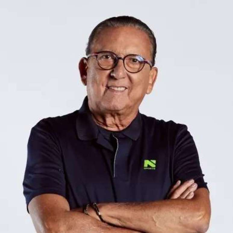 Locutor esportivo Galvão Bueno 