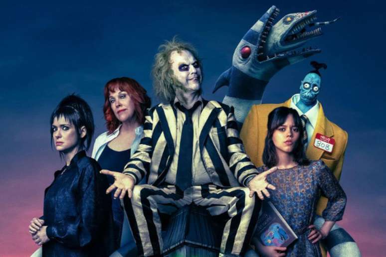 “Os Fantasmas Ainda se Divertem: Beetlejuice Beetlejuice” acompanha o terror da família Deetz quando o fantasma Beetlejuice retorna ao mundo dos vivos 