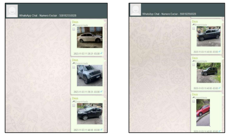 Segundo promotores, Gardenal recebia mensagens de vendedores de carros roubados com ofertas