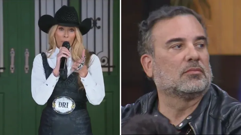 Pode isso? Adriane Galisteu d&aacute; dica para Fabiano ap&oacute;s ele ficar em 'A Fazenda 17' / Reprodu&ccedil;&atilde;o: Record