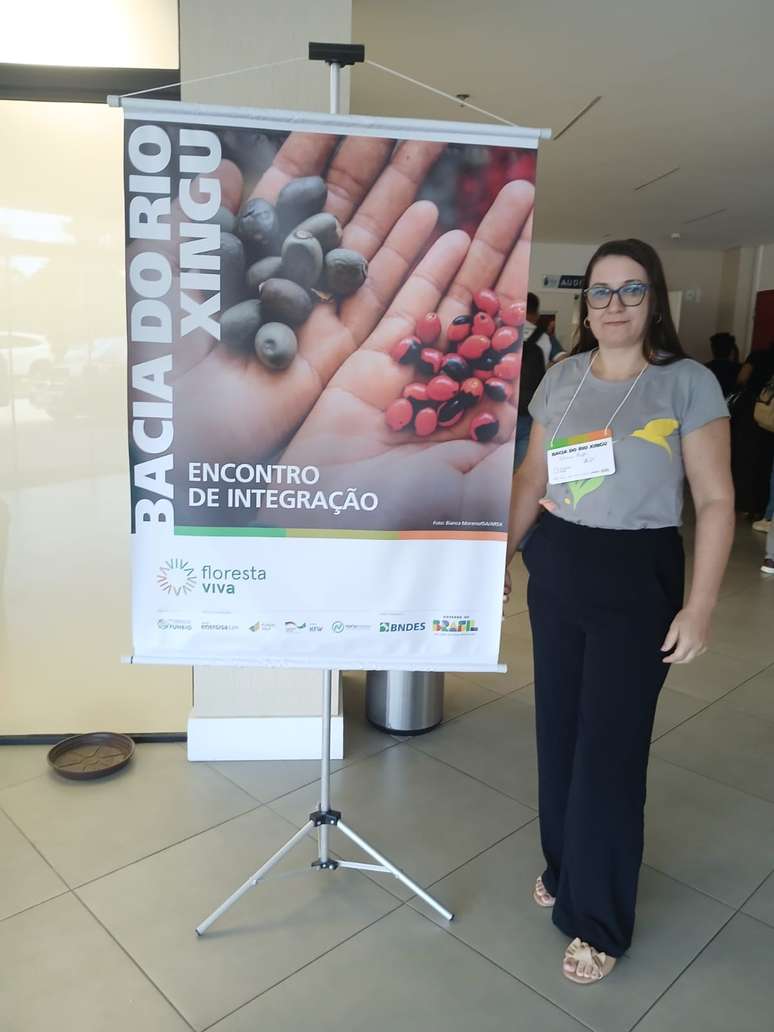 Eliane Righi, moradora do assentamento Projeto de Desenvolvimento Sustentável (PDS) Bordolândia, no município de Serra Nova Dourada (MT), é uma das coletoras e também diretora da Rede de Sementes do Xingu
