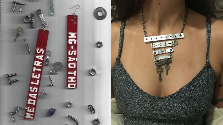 Pe&ccedil;as produzidas pela Chiclixous reaproveita materiais descartados