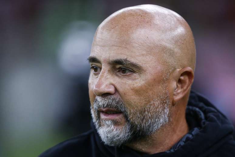 Jorge Sampaoli, treinador do Atlético-MG (Foto de Lucas Figueiredo/Getty Images)