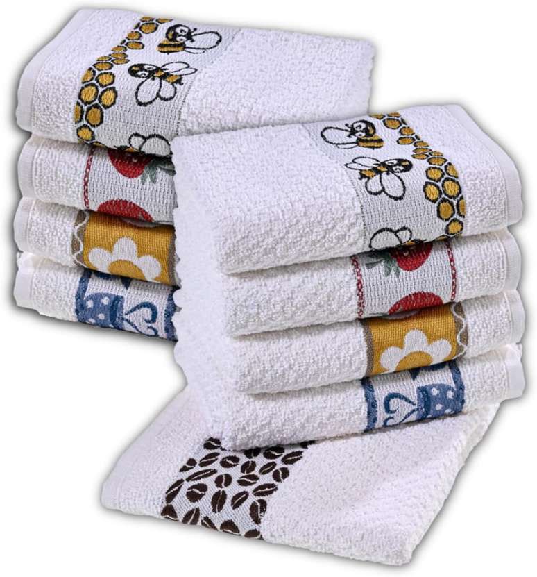 Kit of 10 LAUNE HAUS Cup tea towels with a 25% discount.