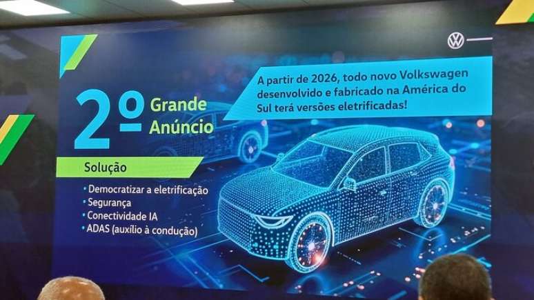 Todos os novos carros da VW a partir de 2026 ter&atilde;o vers&otilde;es eletrificadas
