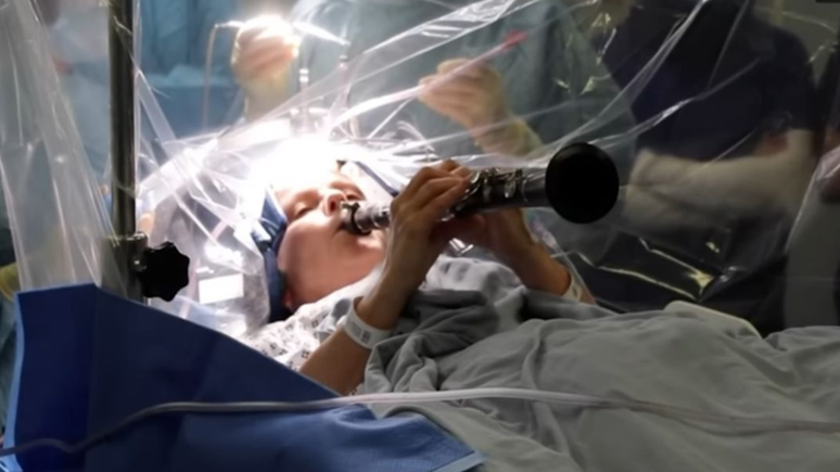 Patients play instruments during brain surgery; I know why Patients play instruments during brain surgery; I know why