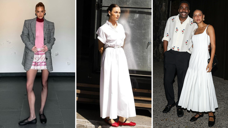 Famosas com sapatilha de bal&eacute; 