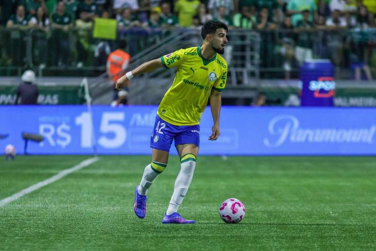 Flaco López (Palmeiras) durante jogo contra o Cruzeiro, no dia 26.10.2025