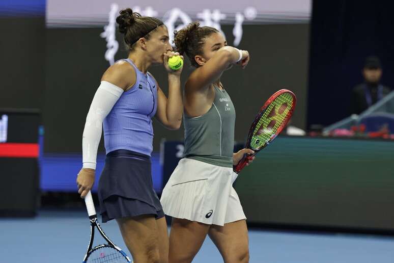 Tenistas italianas sofreram primeira derrota em torneio em Riad