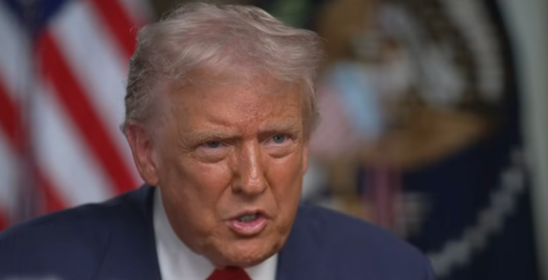 Donald Trump, em entrevista ao 60 Minutes