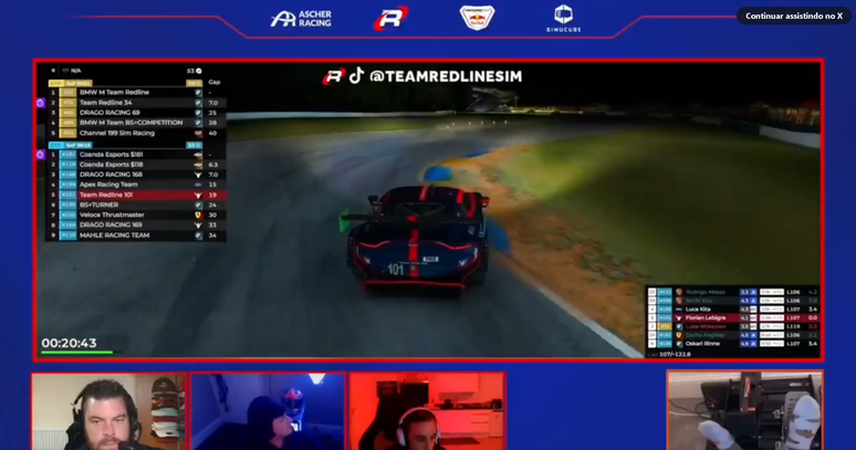 Verstappen joga com amigos durante live na Twitch