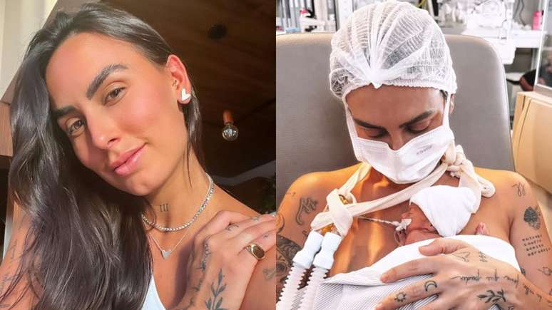 Clara Maia celebra evolução do filho prematuro Theo após parto de emergência e emociona seguidores com relatos de fé e superação