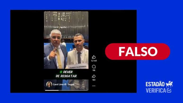 సెనేటర్ల వీడియో వారు పరిహారం ప్రకటించినట్లు నటించడానికి డాక్టరేట్ చేయబడింది