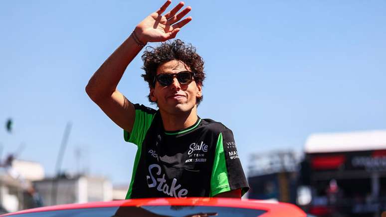 Gabriel Bortoleto durante o GP de São Paulo