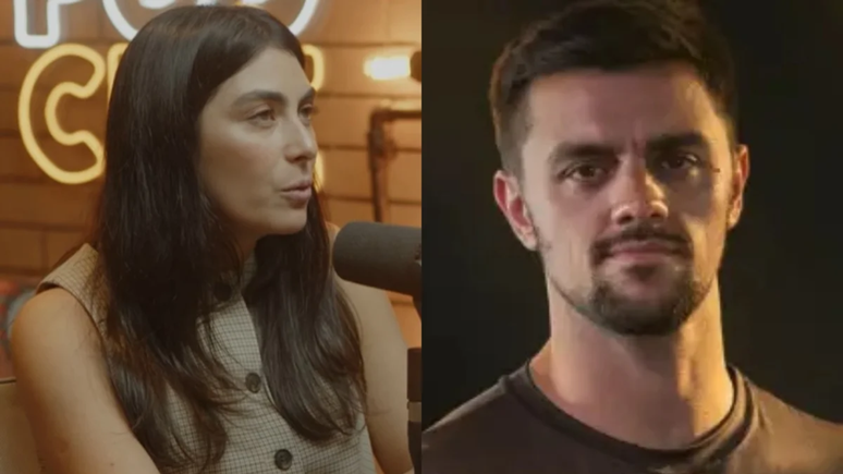 Evangélica, esposa de Felipe Simas diz que já orou para ele não conseguir papel / Reprodução: YouTube e Instagram