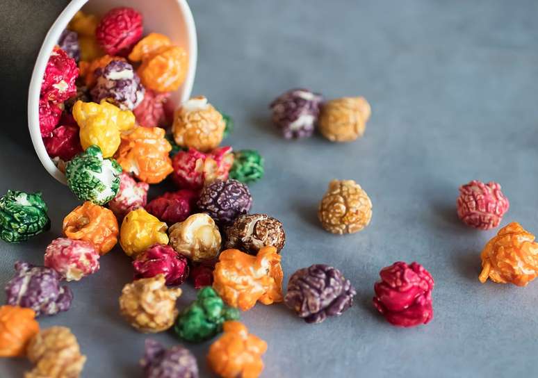 Pipoca colorida &ndash; Foto: Shutterstock