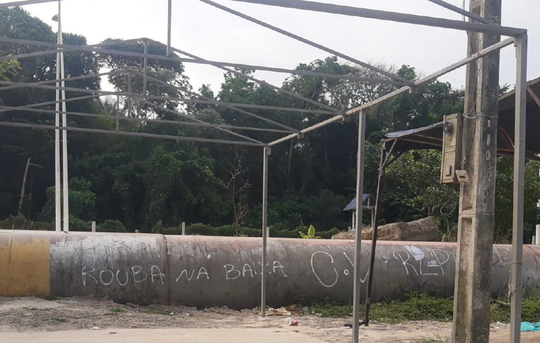 'Rouba na baixa': como nesta foto no bairro do Curió Utinga, uma das imposições comuns do CV na região metropolitana de Belém é a proibição a roubos