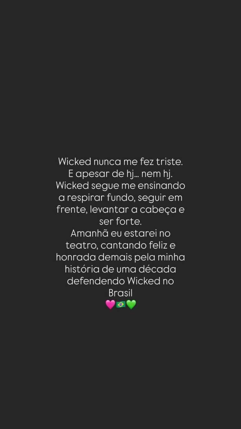 Desabafo de Fabi Bang ap&oacute;s ser impedida de tirar foto com elenco de 'Wicked: Parte II' durante pr&eacute;-estreia em S&atilde;o Paulo