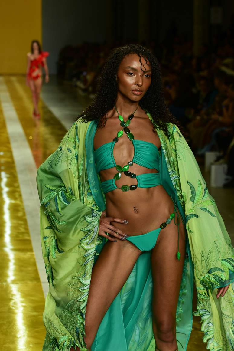 Desfile Amir Slama no SPFW 