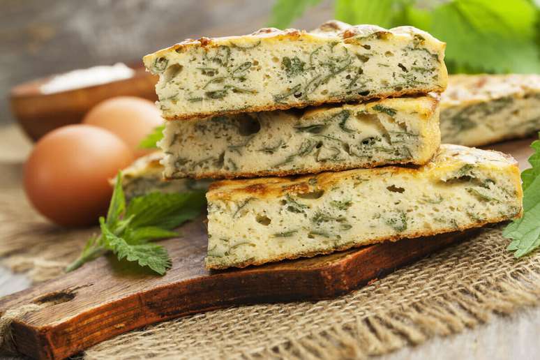 Torta de espinafre com ricota 