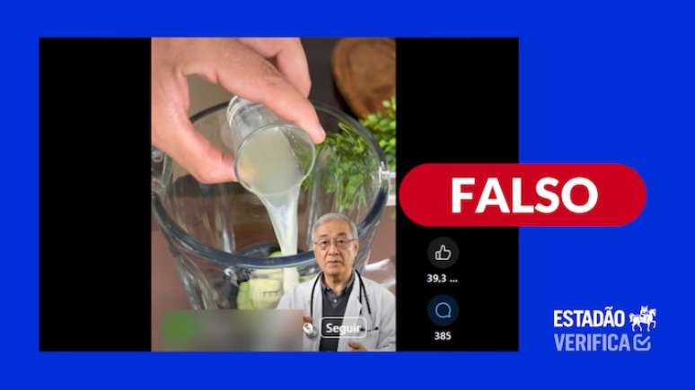 Vídeo de receita foi criado por IA.