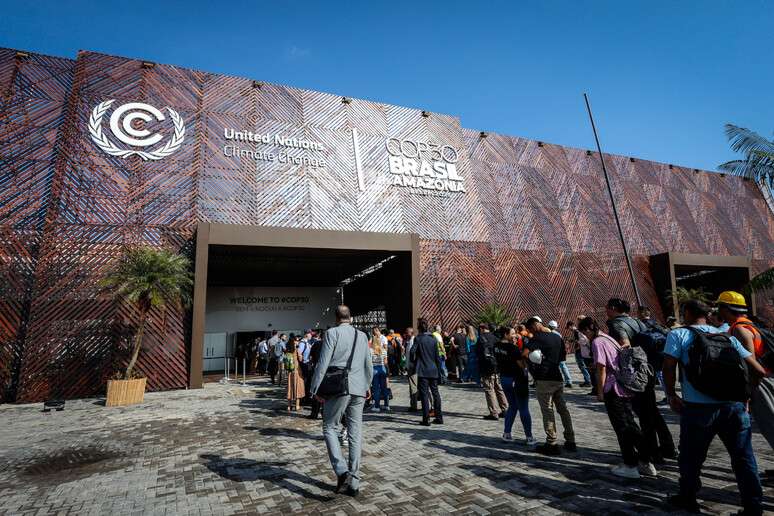 Pavilhão que abriga a Cúpula do Clima, em Belém