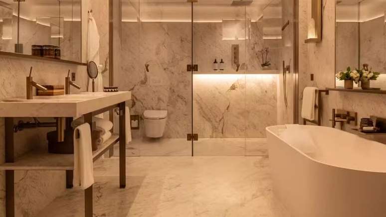 Banheiro da su&iacute;te de Memphis &ndash;