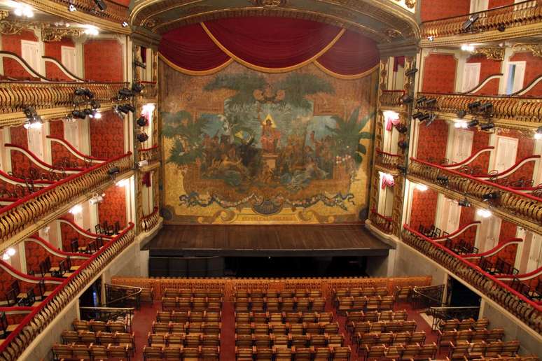 Interior do Theatro da Paz 