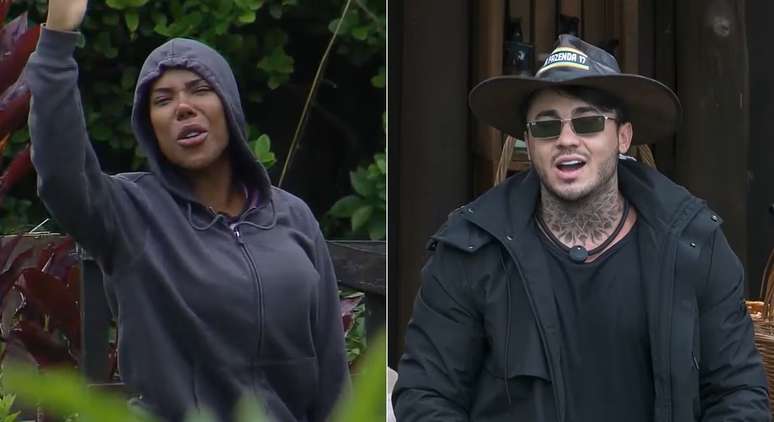 Carol joga cocô em Wallas