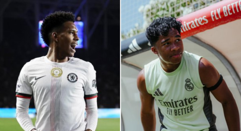 Estevão e Endrick então no top-10 de jogadores mais valiosos do mundo