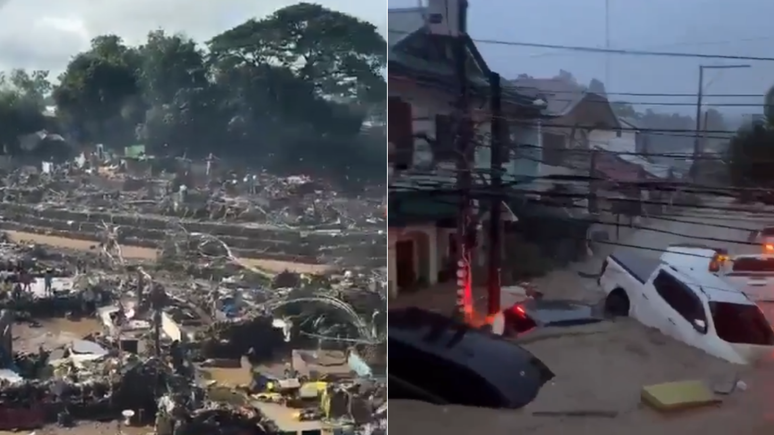 Tufão causa estragos em províncias nas Filipinas