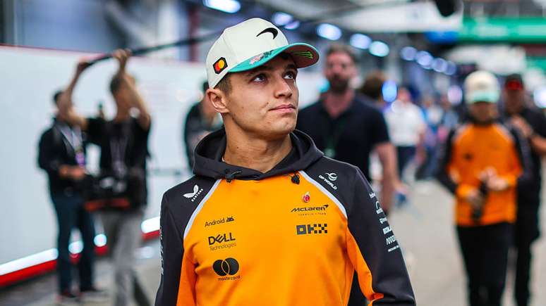 Lando Norris no GP do Brasil de Fórmula 1