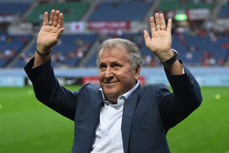 Zico, ídolo do Flamengo. 