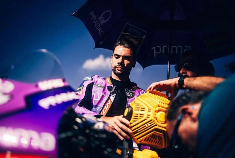 Miguel Oliveira se prepara para a corrida em casa