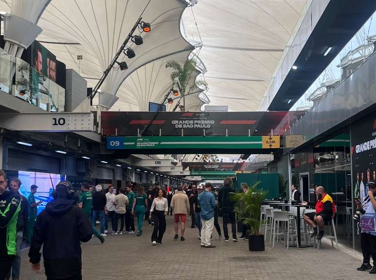 Paddock do Autódromo de Interlagos para o GP de São Paulo da Fórmula 1