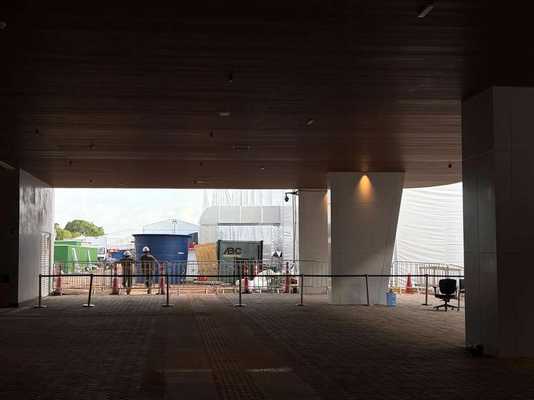 Registro feito em uma &aacute;rea externa da Zona Azul, pr&oacute;xima ao local de alimenta&ccedil;&atilde;o