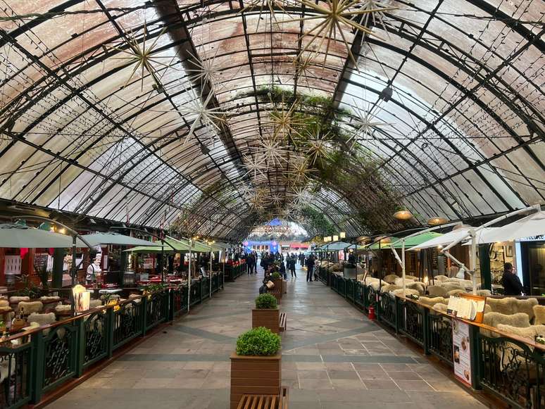 Rua coberta em Gramado