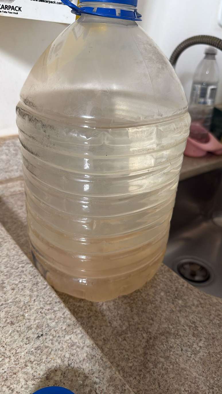 Cor da água em Trairão, no Pará